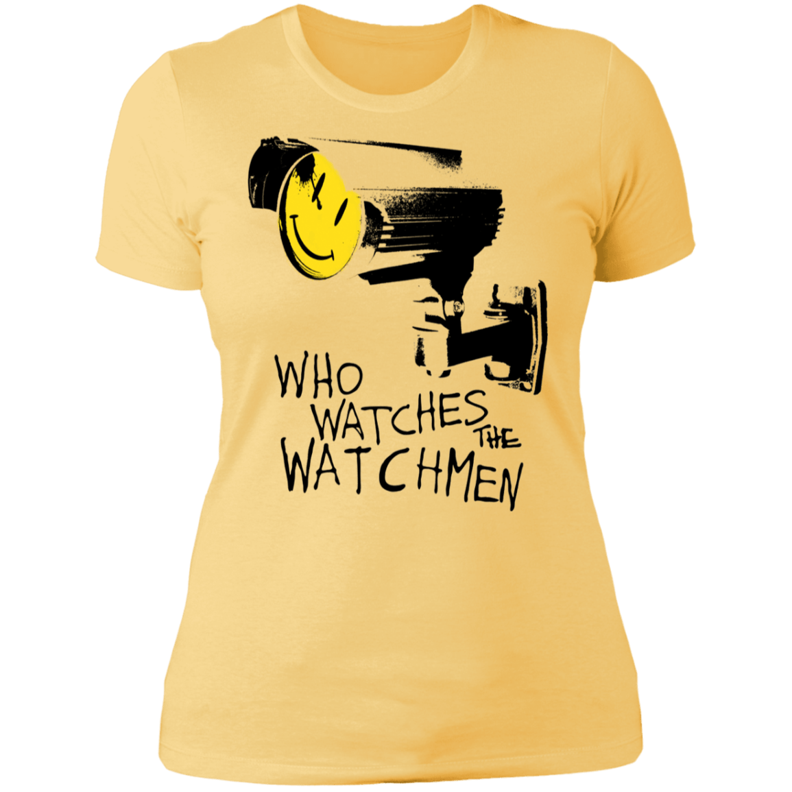 T-Shirts Banana Cream/ / S Who Watches CCTV Women's Premium T-Shirt