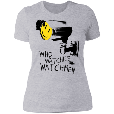 T-Shirts Heather Grey / S Who Watches CCTV Women's Premium T-Shirt