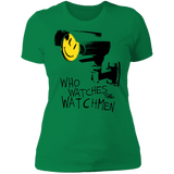 T-Shirts Kelly Green / S Who Watches CCTV Women's Premium T-Shirt