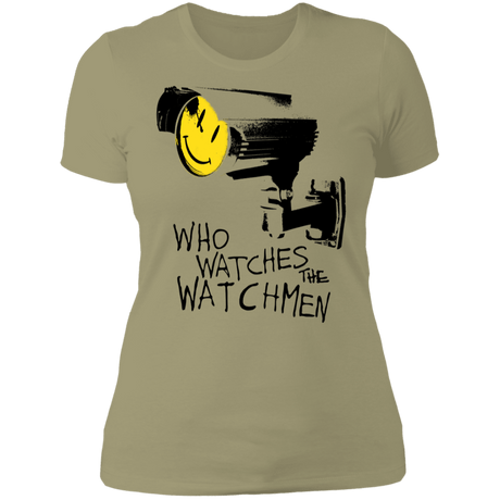 T-Shirts Light Olive / S Who Watches CCTV Women's Premium T-Shirt