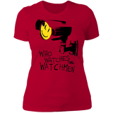 T-Shirts Red / S Who Watches CCTV Women's Premium T-Shirt