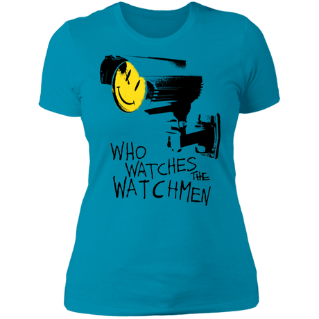 T-Shirts Turquoise / S Who Watches CCTV Women's Premium T-Shirt