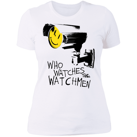 T-Shirts White / S Who Watches CCTV Women's Premium T-Shirt