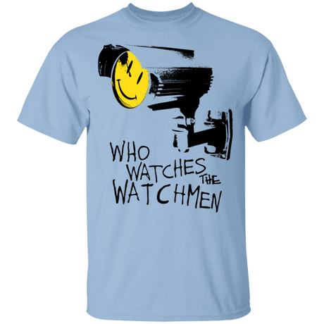 T-Shirts Light Blue / YXS Who Watches CCTV Youth T-Shirt