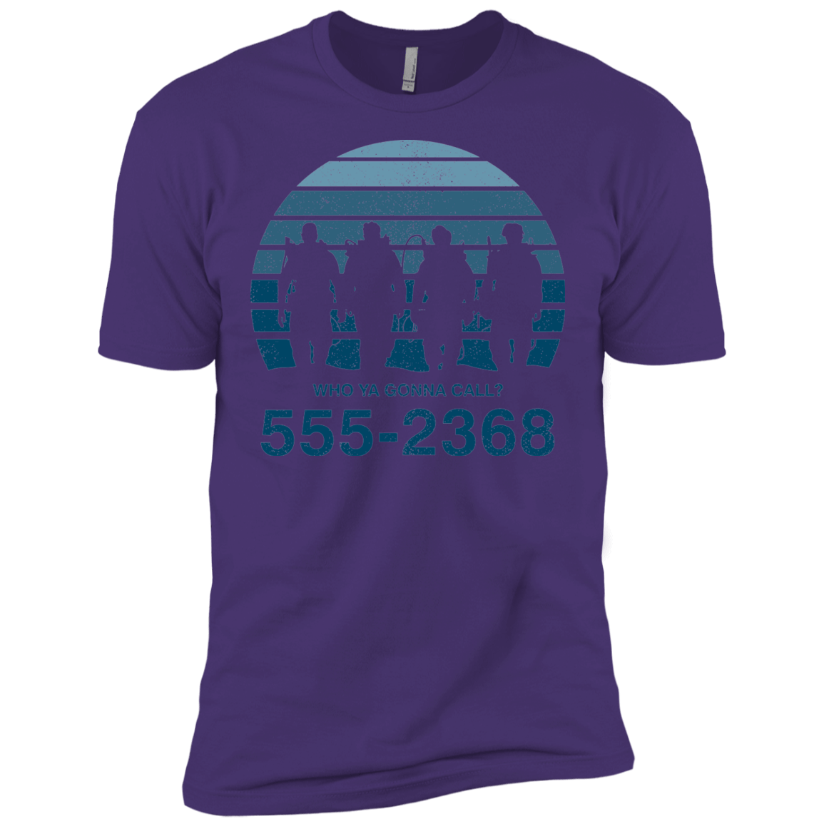 T-Shirts Purple / X-Small Who Ya Gonna Call Men's Premium T-Shirt