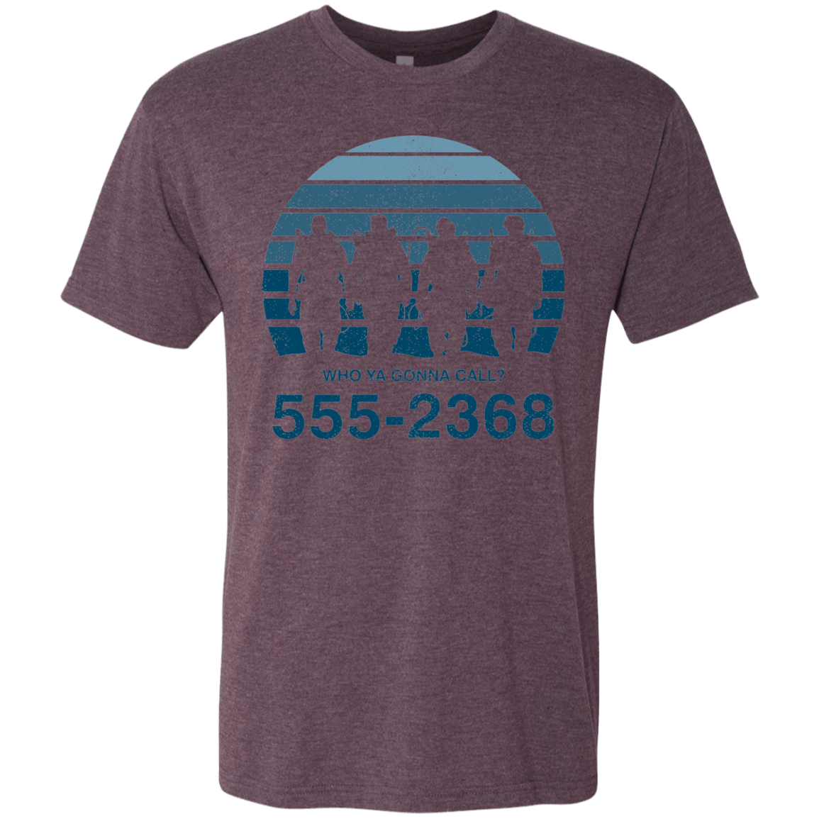 T-Shirts Vintage Purple / Small Who Ya Gonna Call Men's Triblend T-Shirt