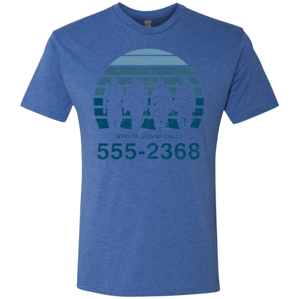 T-Shirts Vintage Royal / Small Who Ya Gonna Call Men's Triblend T-Shirt
