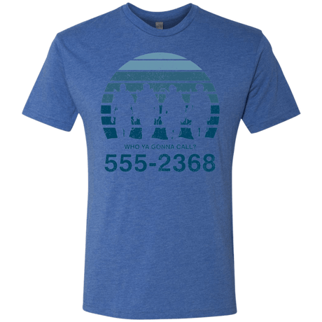 T-Shirts Vintage Royal / Small Who Ya Gonna Call Men's Triblend T-Shirt