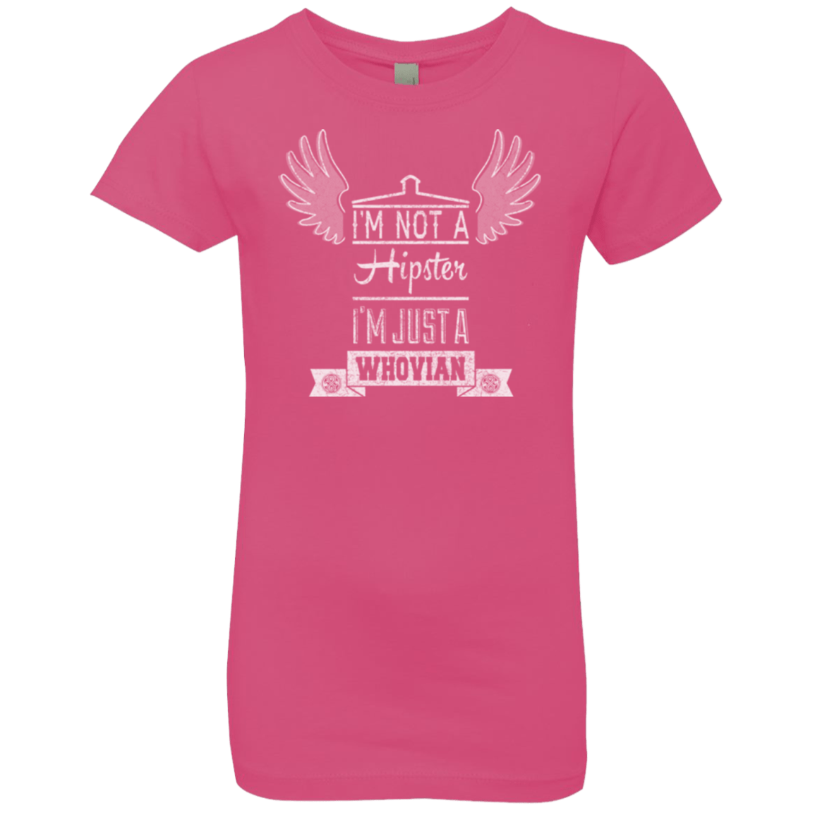 T-Shirts Hot Pink / YXS Whovian Hipster Girls Premium T-Shirt