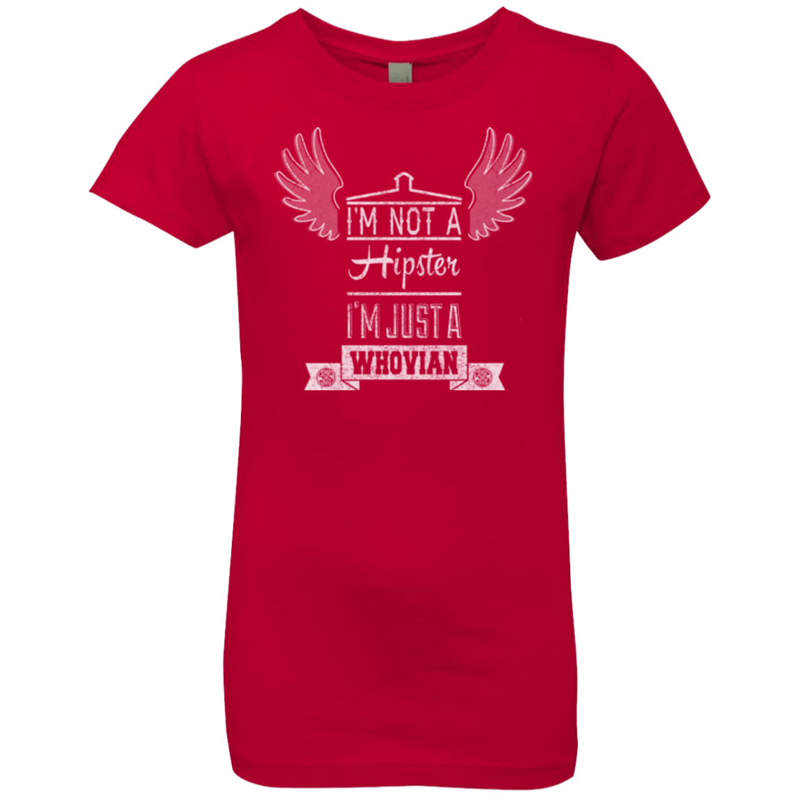 T-Shirts Red / YXS Whovian Hipster Girls Premium T-Shirt