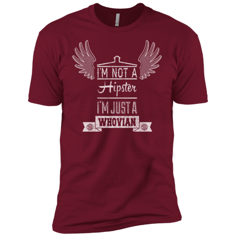T-Shirts Cardinal / X-Small Whovian Hipster Men's Premium T-Shirt