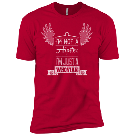 T-Shirts Red / X-Small Whovian Hipster Men's Premium T-Shirt