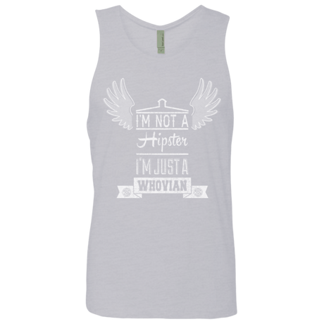 T-Shirts Heather Grey / Small Whovian Hipster Men's Premium Tank Top