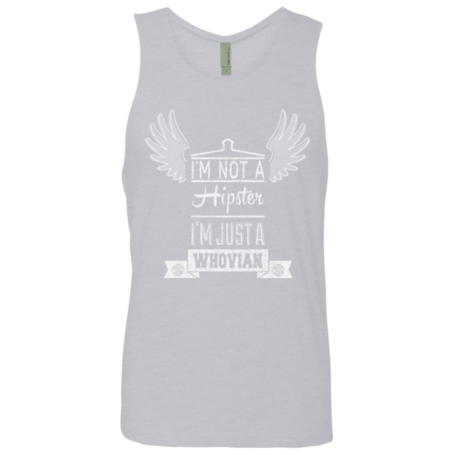 T-Shirts Heather Grey / Small Whovian Hipster Men's Premium Tank Top