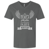 T-Shirts Heavy Metal / X-Small Whovian Hipster Men's Premium V-Neck