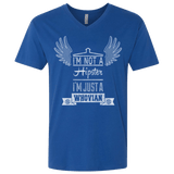 T-Shirts Royal / X-Small Whovian Hipster Men's Premium V-Neck