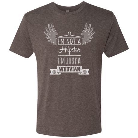 T-Shirts Macchiato / Small Whovian Hipster Men's Triblend T-Shirt