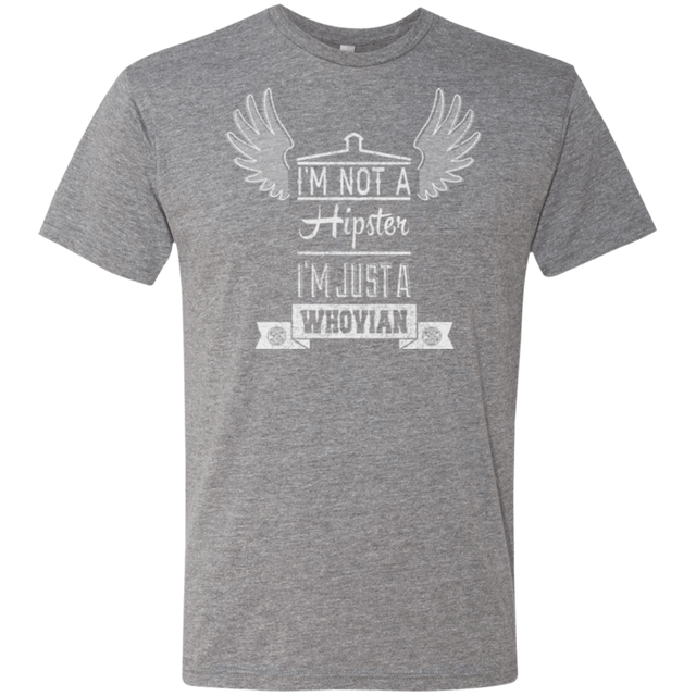 T-Shirts Premium Heather / Small Whovian Hipster Men's Triblend T-Shirt