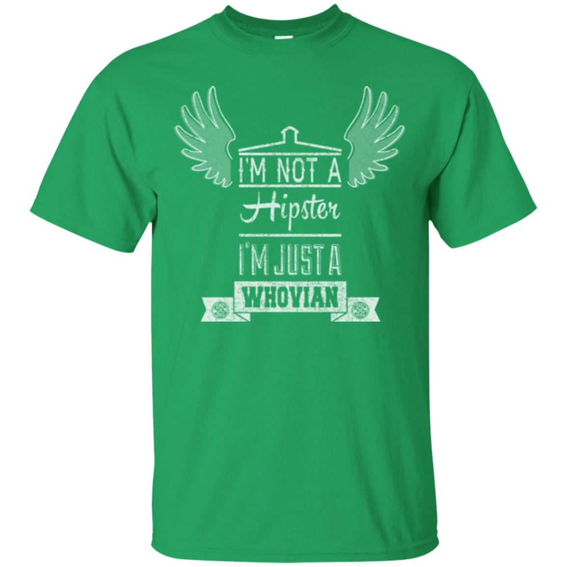 T-Shirts Irish Green / Small Whovian Hipster T-Shirt