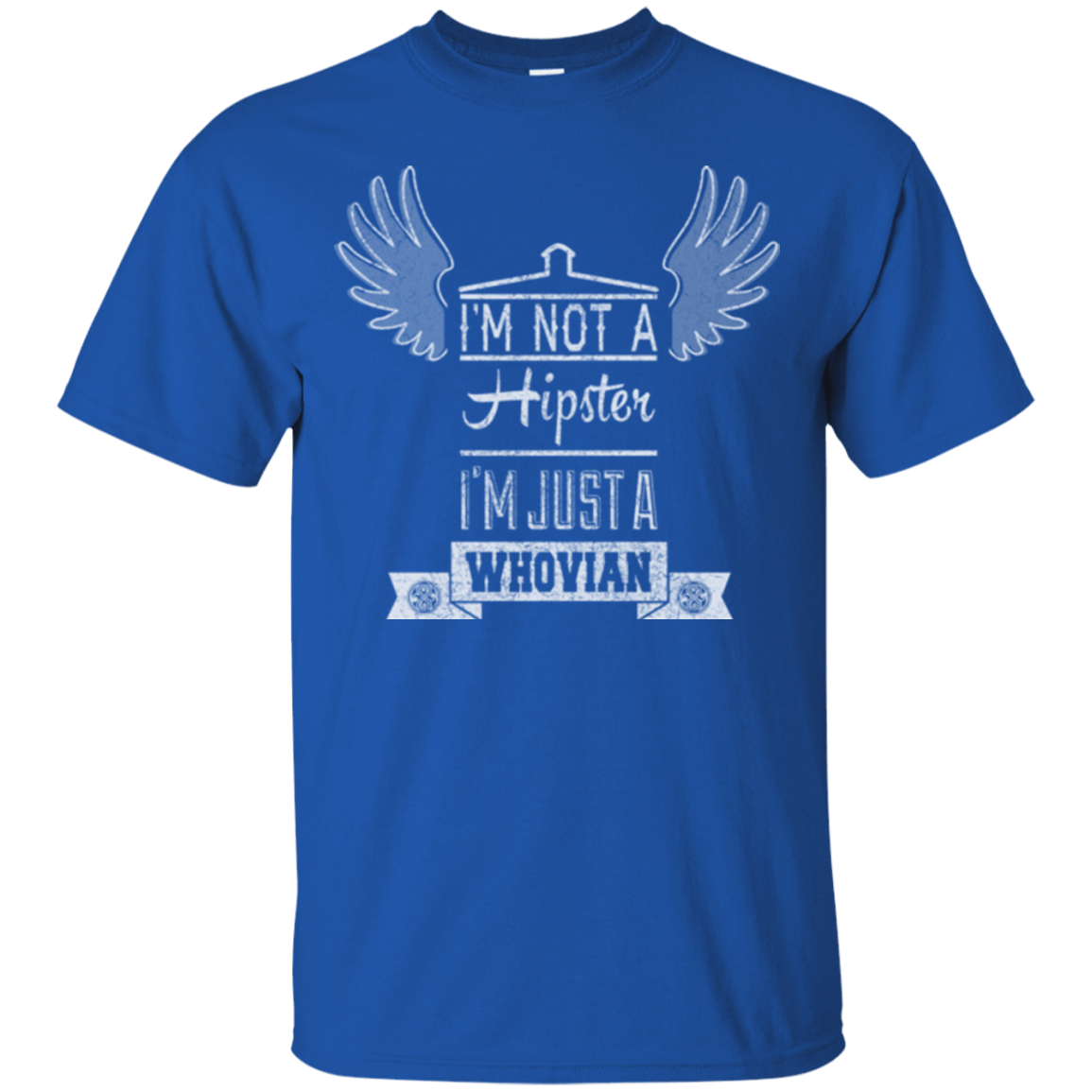 T-Shirts Royal / Small Whovian Hipster T-Shirt