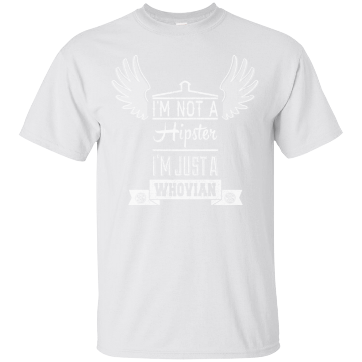 T-Shirts White / Small Whovian Hipster T-Shirt