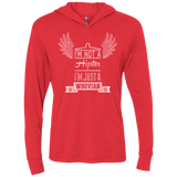 T-Shirts Vintage Red / X-Small Whovian Hipster Triblend Long Sleeve Hoodie Tee