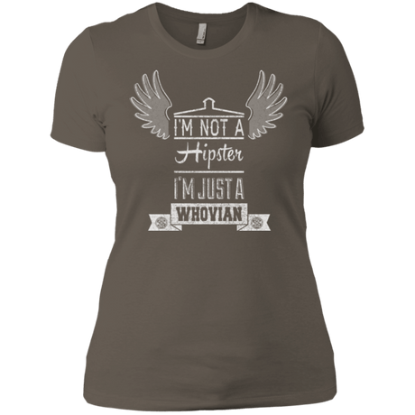T-Shirts Warm Grey / X-Small Whovian Hipster Women's Premium T-Shirt