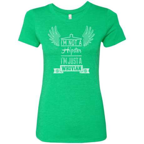 T-Shirts Envy / Small Whovian Hipster Women's Triblend T-Shirt
