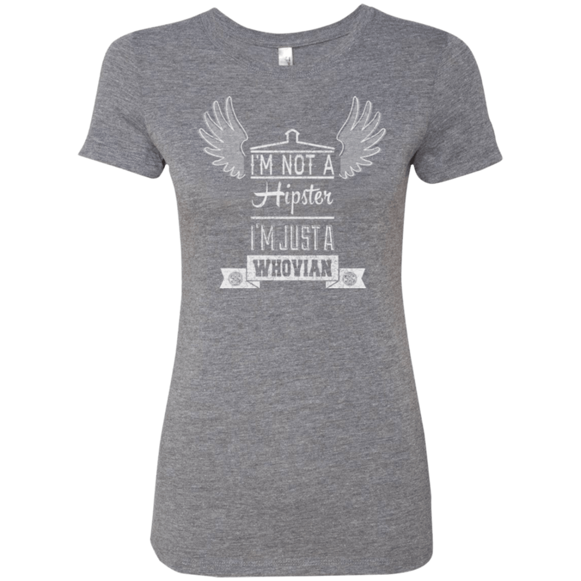 T-Shirts Premium Heather / Small Whovian Hipster Women's Triblend T-Shirt