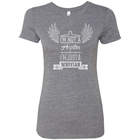T-Shirts Premium Heather / Small Whovian Hipster Women's Triblend T-Shirt