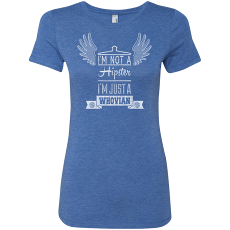 T-Shirts Vintage Royal / Small Whovian Hipster Women's Triblend T-Shirt