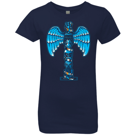 T-Shirts Midnight Navy / YXS WHOVIAN TOTEM Girls Premium T-Shirt