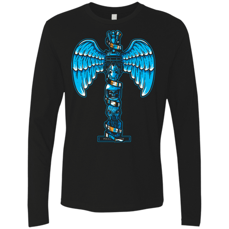 T-Shirts Black / Small WHOVIAN TOTEM Men's Premium Long Sleeve