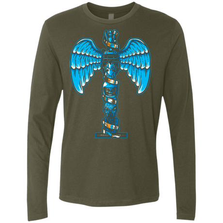 T-Shirts Military Green / Small WHOVIAN TOTEM Men's Premium Long Sleeve