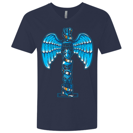 T-Shirts Midnight Navy / X-Small WHOVIAN TOTEM Men's Premium V-Neck
