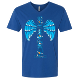 T-Shirts Royal / X-Small WHOVIAN TOTEM Men's Premium V-Neck