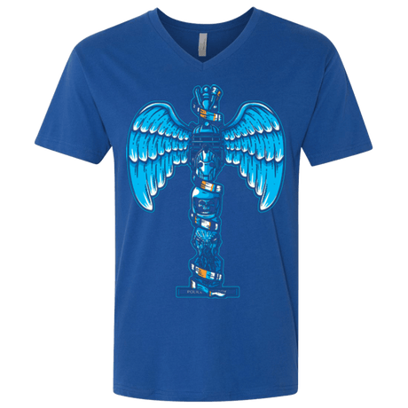 T-Shirts Royal / X-Small WHOVIAN TOTEM Men's Premium V-Neck