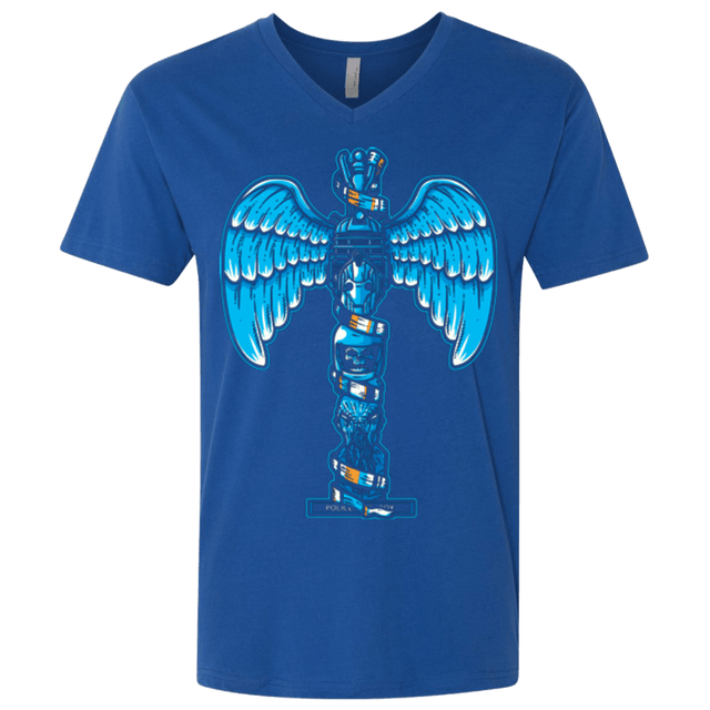 T-Shirts Royal / X-Small WHOVIAN TOTEM Men's Premium V-Neck