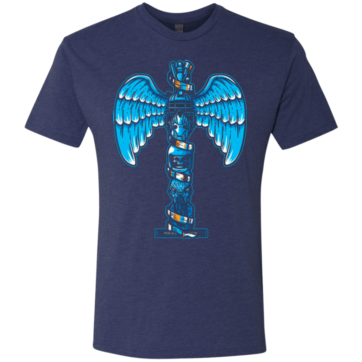 T-Shirts Vintage Navy / Small WHOVIAN TOTEM Men's Triblend T-Shirt