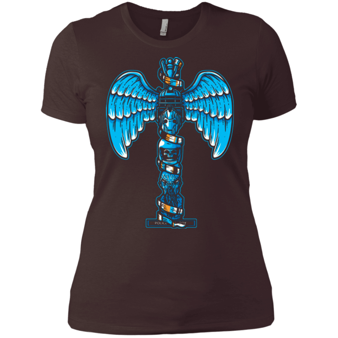 T-Shirts Dark Chocolate / X-Small WHOVIAN TOTEM Women's Premium T-Shirt