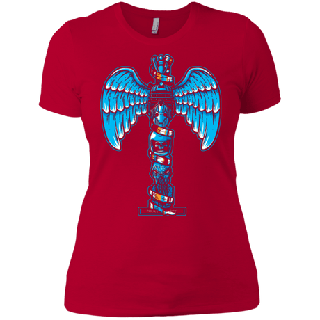 T-Shirts Red / X-Small WHOVIAN TOTEM Women's Premium T-Shirt