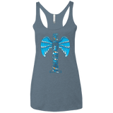 T-Shirts Indigo / X-Small WHOVIAN TOTEM Women's Triblend Racerback Tank