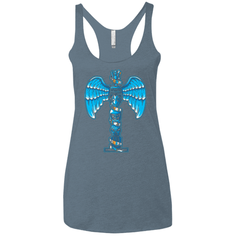 T-Shirts Indigo / X-Small WHOVIAN TOTEM Women's Triblend Racerback Tank