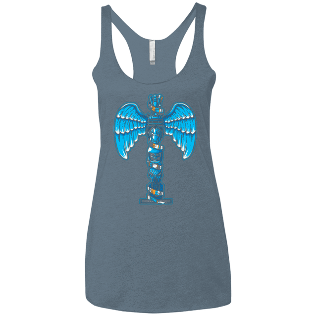 T-Shirts Indigo / X-Small WHOVIAN TOTEM Women's Triblend Racerback Tank