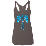 T-Shirts Macchiato / X-Small WHOVIAN TOTEM Women's Triblend Racerback Tank