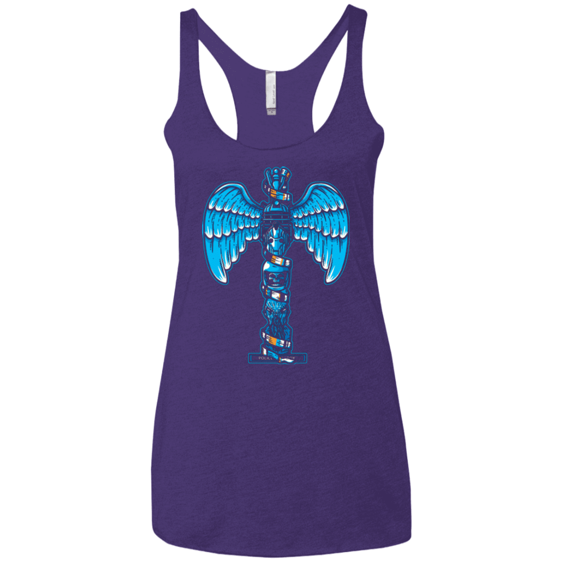 T-Shirts Purple / X-Small WHOVIAN TOTEM Women's Triblend Racerback Tank