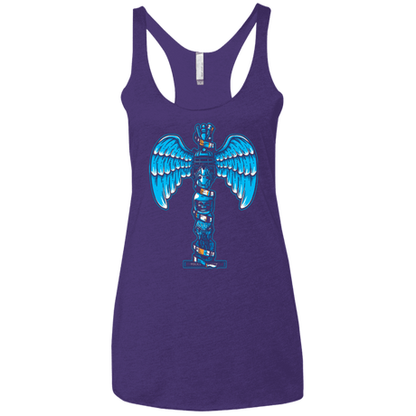 T-Shirts Purple / X-Small WHOVIAN TOTEM Women's Triblend Racerback Tank