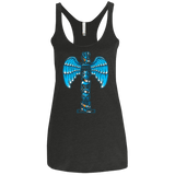 T-Shirts Vintage Black / X-Small WHOVIAN TOTEM Women's Triblend Racerback Tank