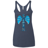 T-Shirts Vintage Navy / X-Small WHOVIAN TOTEM Women's Triblend Racerback Tank