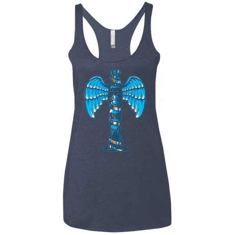 T-Shirts Vintage Navy / X-Small WHOVIAN TOTEM Women's Triblend Racerback Tank